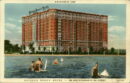 Chicago beach hotel on lake