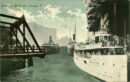 Chicago river excursion boats bridge