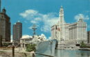 Chicago river & french naval ship