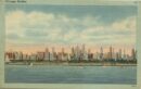 Chicago skyline linen