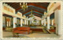Edgewater beach hotel east lounge red sofa