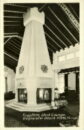 Edgewater beach hotel fireplace west lounge rppc