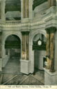 Federal building hall and marble stairway