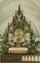 Felician sisters convent & hs chapel altar