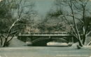 Gar p stone bridge in winter