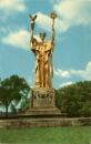J p the republic statue gold