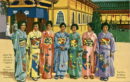 Japan tea hall girls